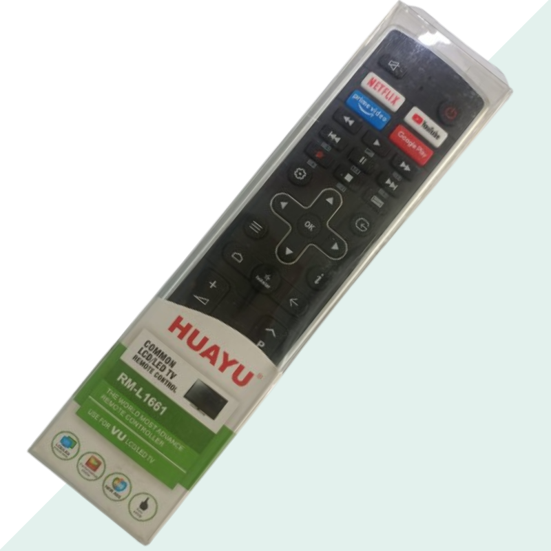 VU COMPATIBLE PREMIUM HUAYU UNIVERSAL REMOTE FOR VU TV