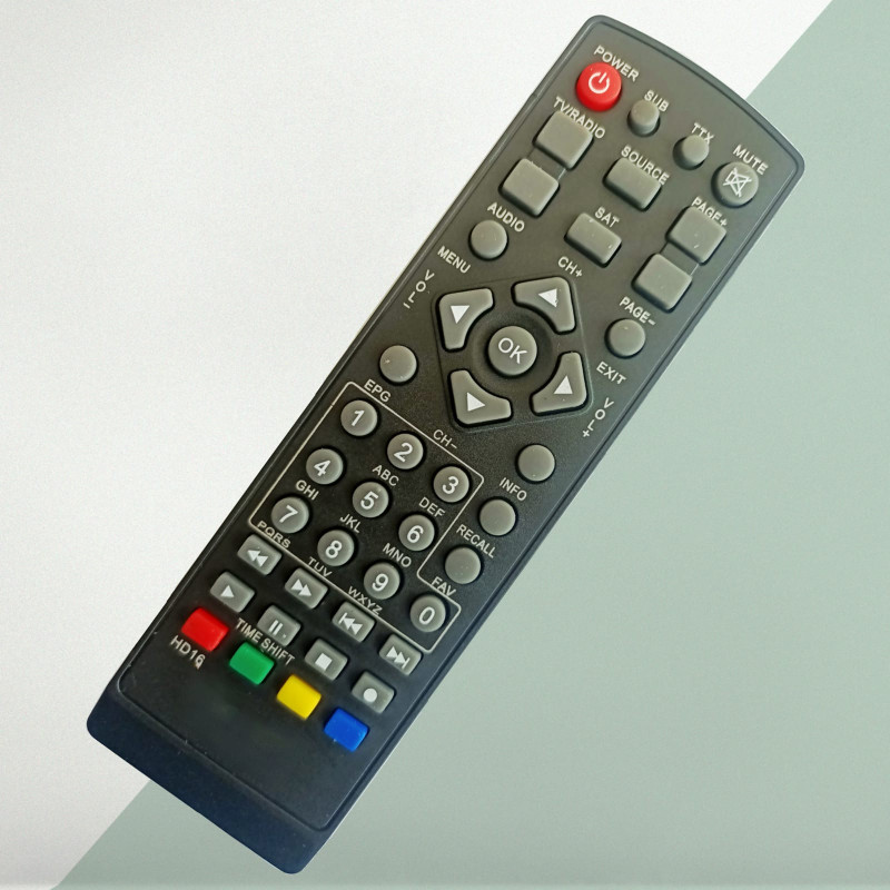 HD WIFI SET TOP BOX FREE DISH COMPATIBLE REMOTE