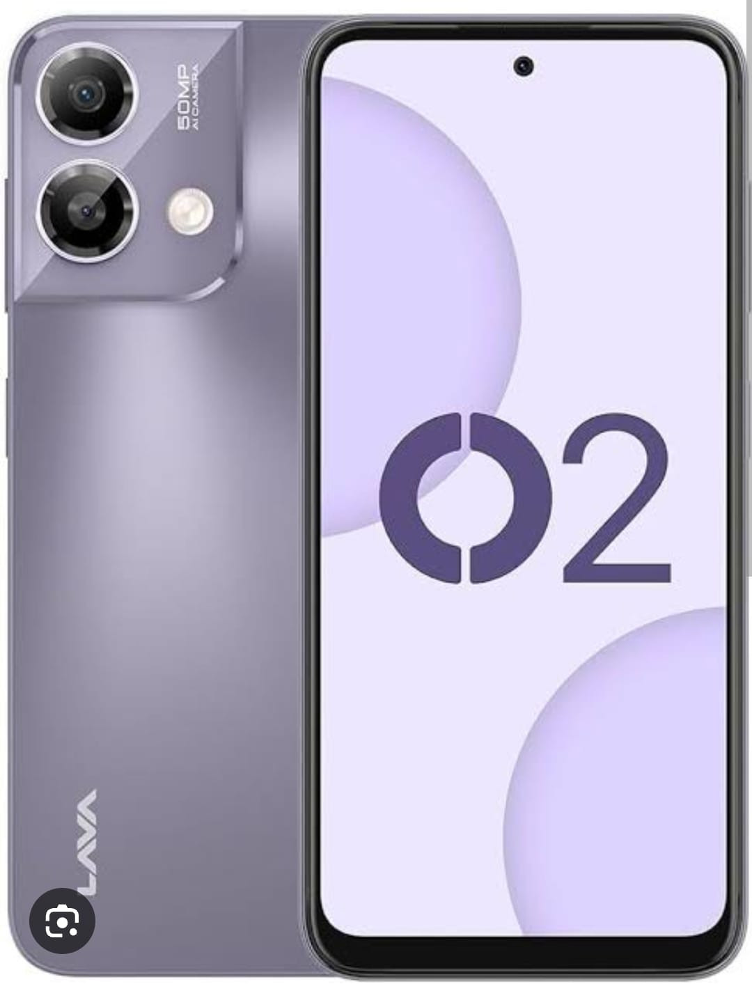 LAVA O2 SMARTPHONE 8GB+128GB 4G MOBILE MAJESTIC PURPLE
