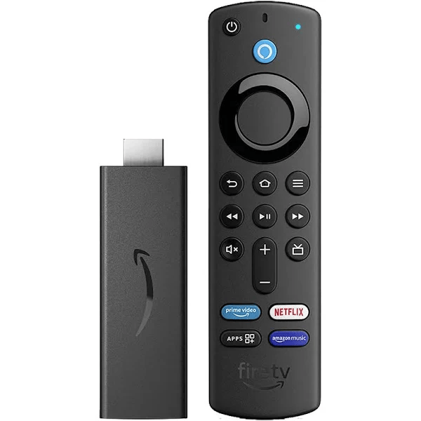 Amazon Fire TV Stick [3rd generation] with Alexa Voice Remote (includes TV and app controls) HD Streaming device