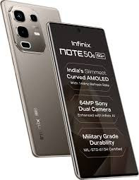 INFINIX 50S 5G 8GB+256GB TITANIUM GREY CURVED DISPLAY