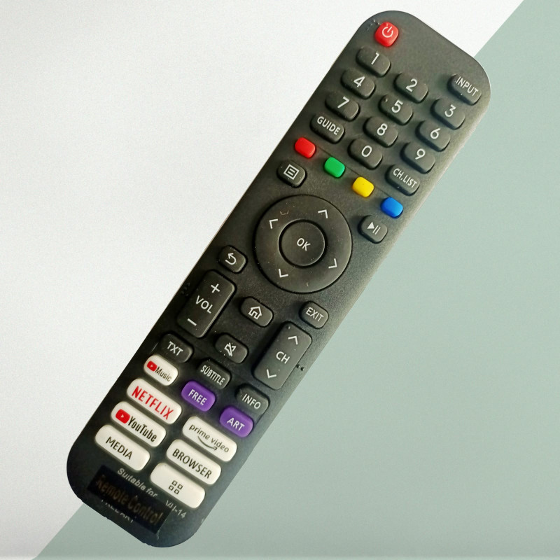 Vu / Nvy TV Compatible Remote