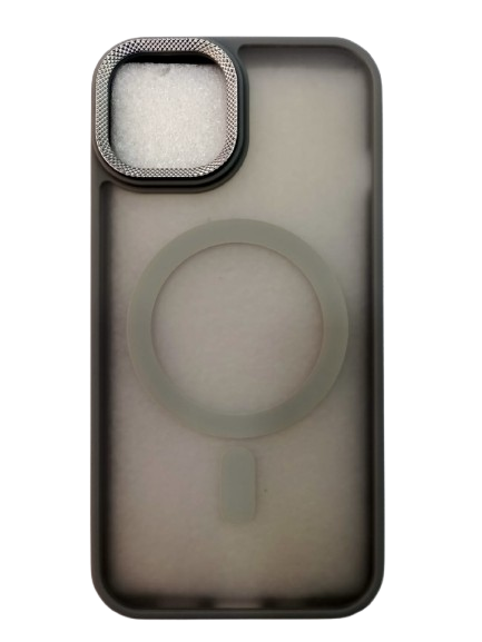 IPHONE 13 GREY COVER WITH WIRELESS CHARGING SUPPORT