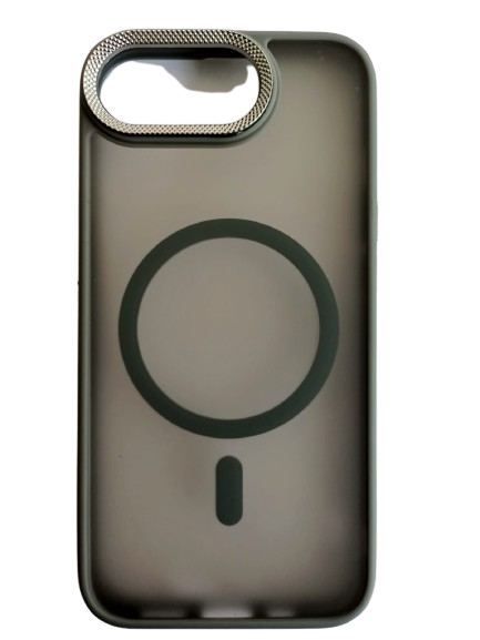 I PHONE 16E MOBILE COVER GREY WITH  WIRELESS CHARGING SUPPORT